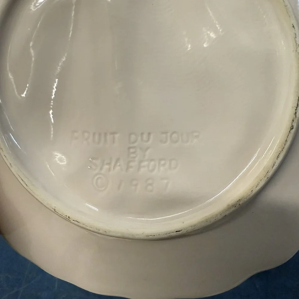 Vintage 1987 Fruit Du Jour‎ by Shafford 6